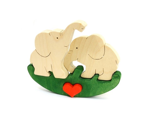 Puzzle «Elefanten»