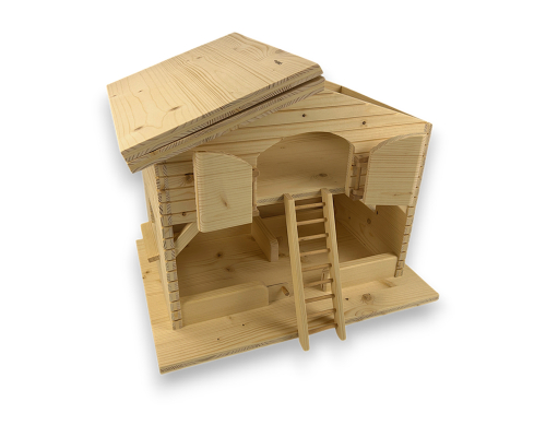 Preview: Stall mit offenem Dach