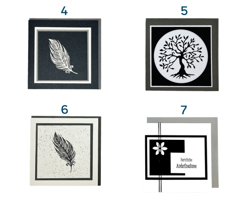 Preview: Karten «Trauer»