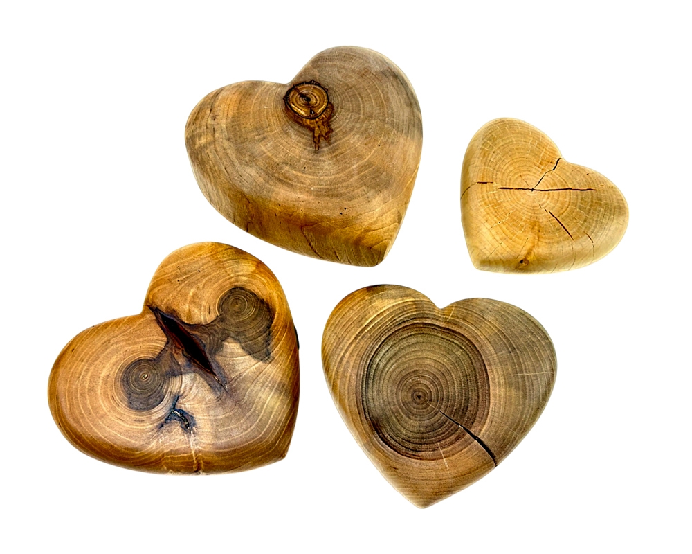 Natur-Edelherz aus Holz